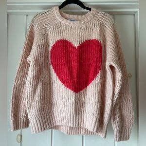 Festive heart sweater